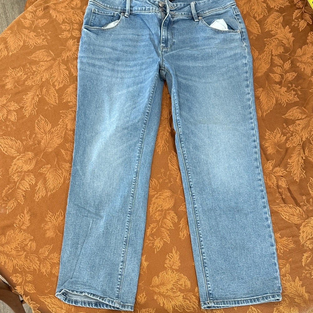 Hudson Jeans Light Blue Straight Leg Women's Jeans